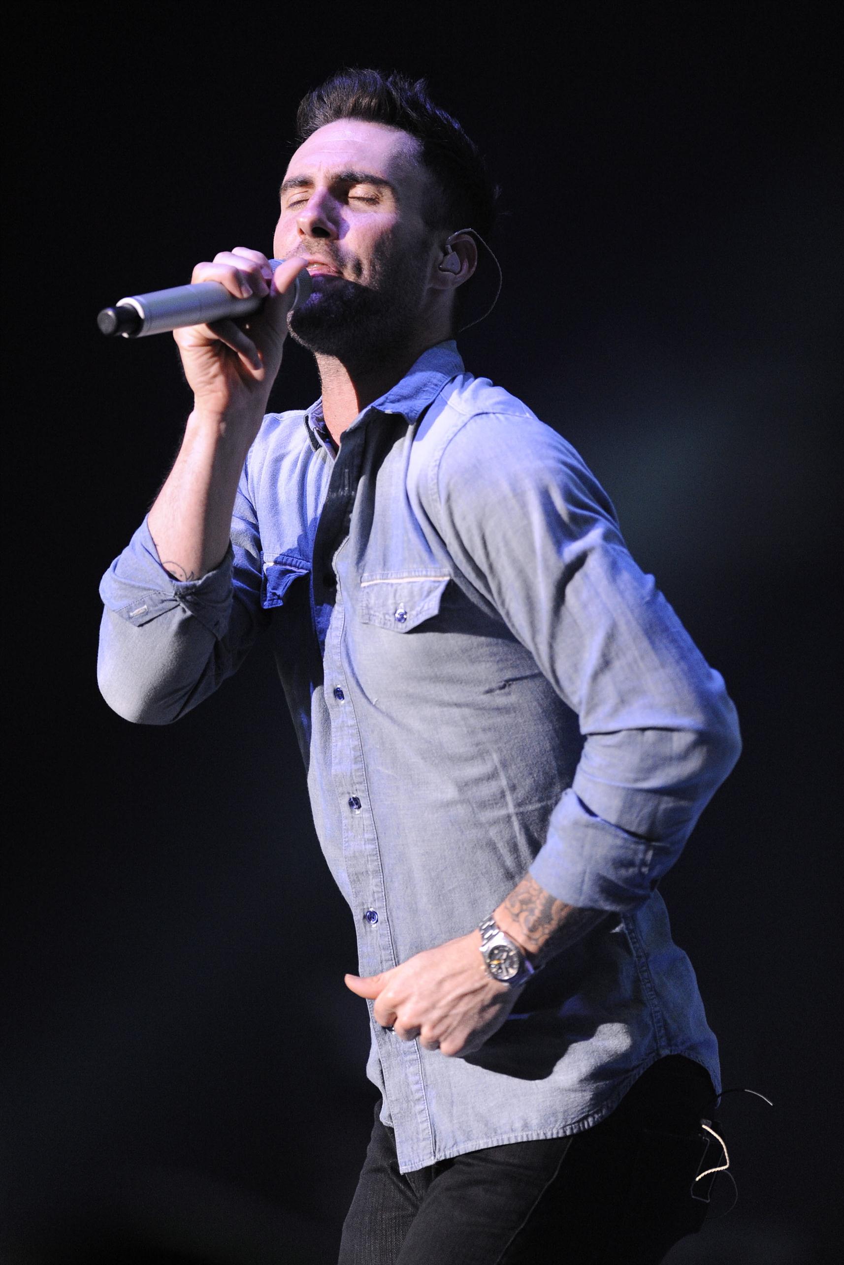 Adam Levine of Maroon 5 performs live at the 'Molson' pictures | Picture 63587